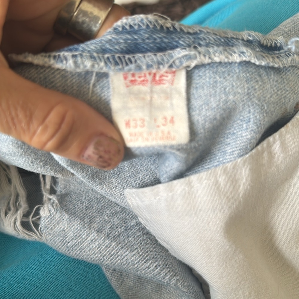 Vintage selvedge Levi's 501xx shrink to fit jeans two horse patch - Picture 4 of 16